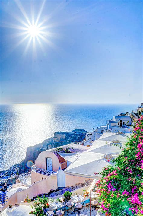 Santorini Greece Beaches Wallpaper