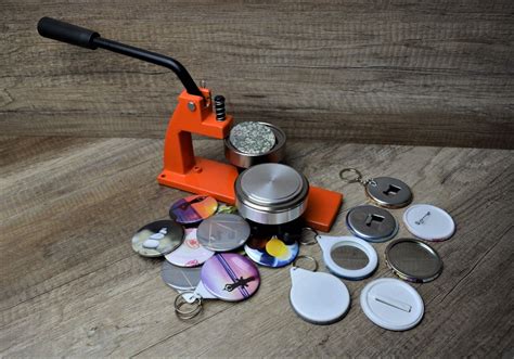 Ebadges Micro Badge Making Machine 100 Badges Circle Cutter And 58mm