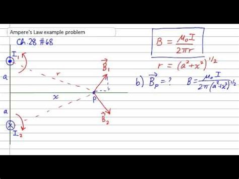 Ampere S Law Example Problem YouTube