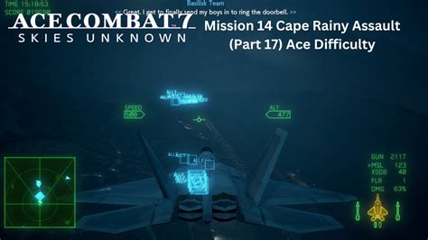 Ace Combat 7 Skies Unknown Ace Difficulty Playthrough Mission 14 Cape