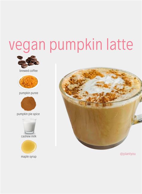 Healthy Vegan Pumpkin Spice Latte (PSL) - PlantYou