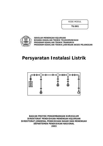 Soal Instalasi Penerangan Listrik Bangunan Bertingkat