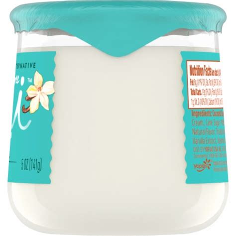 Oui By Yoplait Vanilla Dairy Free Yogurt Alternative Jar 5 Oz Kroger