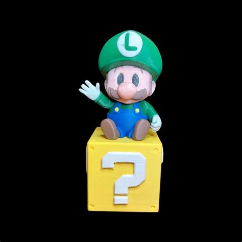 mini luigi mario  print model