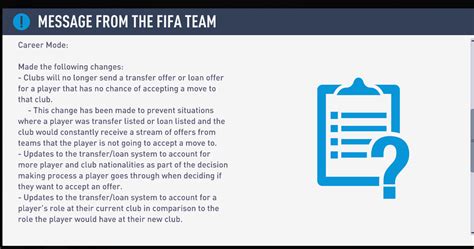 FIFA 19 career mode patch notes : r/FifaCareers