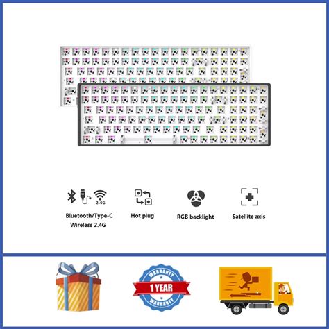 Dk100 ชดคยบอรดไรสาย RGB Backlight Full Key Hot Swappable ชดแปนพมพทกาหนดเอง Shopee