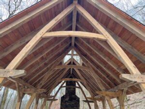 Leiper S Creek Timber Frames White Oak Cruck Timber Frame Hq