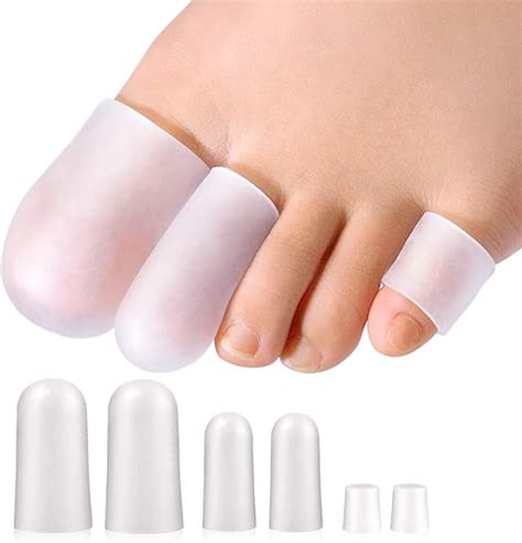 Promifun Gel Toe Protectors 14 Packs Toe Covers Silicone Big Toe Caps