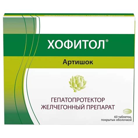 Хофитол таблетки 60 шт. по цене от 456 ₽ в Москве | Мегаптека
