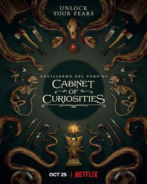 Cartel El Gabinete De Curiosidades De Guillermo Del Toro Cartel