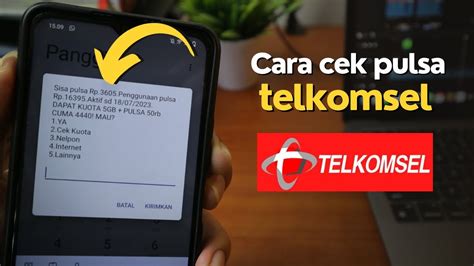 5 Cara Cek Pulsa Telkomsel Tanpa Ribet