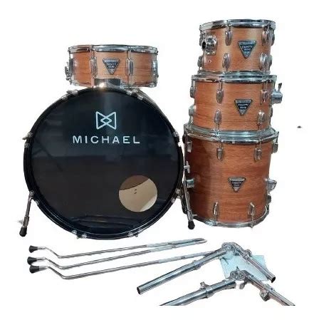 Bateria Michael Ac Stica Trinity Mdk Bumbo Shell Pack Parcelamento