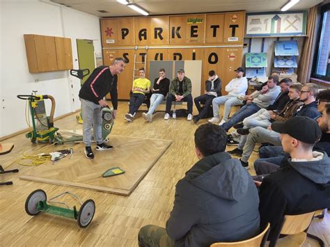 Fussbodentechnik Lägler verpasst Auszubildenden den letzten Schliff