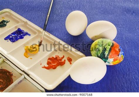 Paint Several Colors Easter Artist Stock Photo 9007168 Shutterstock