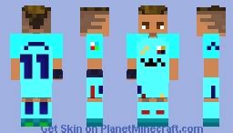 Neymar Jr Minecraft Skin