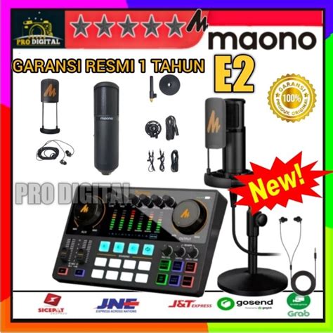 Jual Maonocaster E Single Mic Bundle Maono Ame A Recording Live