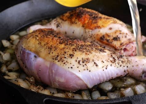 Lemon Garlic Braised Chicken With Kale The Roasted Root