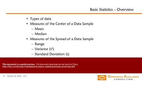 Six Sigma Statistical Process Control Spc Slide Powerpoint Hot Sex Picture