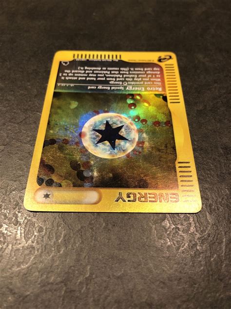 Pokemon Tcg English Card Ereader Skyridge Retro Energy Reverse Holo