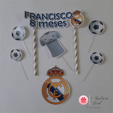 Arte Digital Topo De Bolo Real Madrid Elo