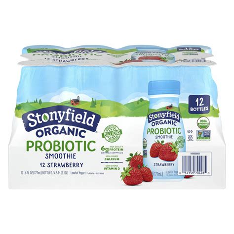 BJ S Wholesale Club Stonyfield Organic Organic Strawberry Probiotic