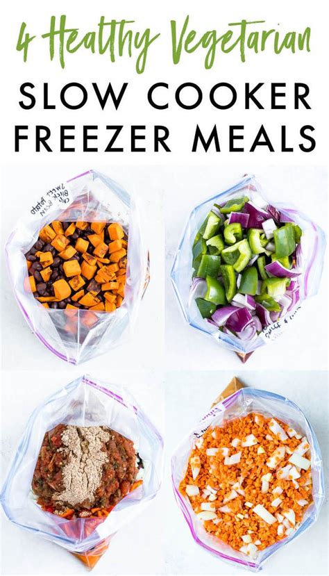 Healthy Vegetarian Slow Cooker Freezer Meals Vegetarian Slow Cooker