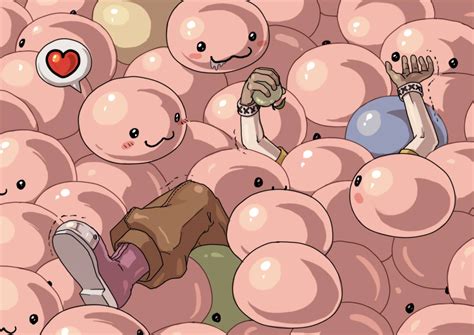 Poring Novice Poporing Drops And Marin Ragnarok Online Drawn By