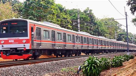 Kereta Api Jalur Bintaro Bolak Balik Tanpa Henti Youtube