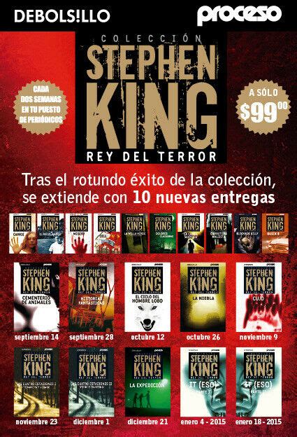 Coleccion Libros De Stephen King De Bolsillo 🥇 Posot Class