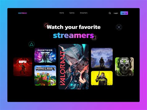 Streaming Platform Landing Page Ui Design By Abhishek On Dribbble