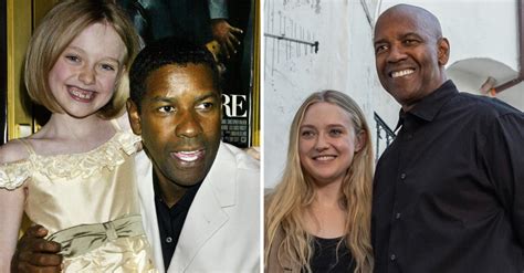 Dakota Fanning And Denzel Washington Reunite Years After Man On Fire