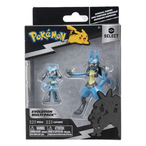 Pokemon Select Figurki Evolution Riolu Lucario Jazwares