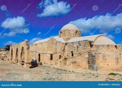 Panagia Odigitria Or Virgin Mary Stone Church Kouklia Village Paphos