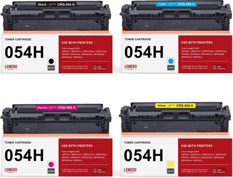 Amazon Caclemo 054 Toner Cartridge Set High Yield Replacement For