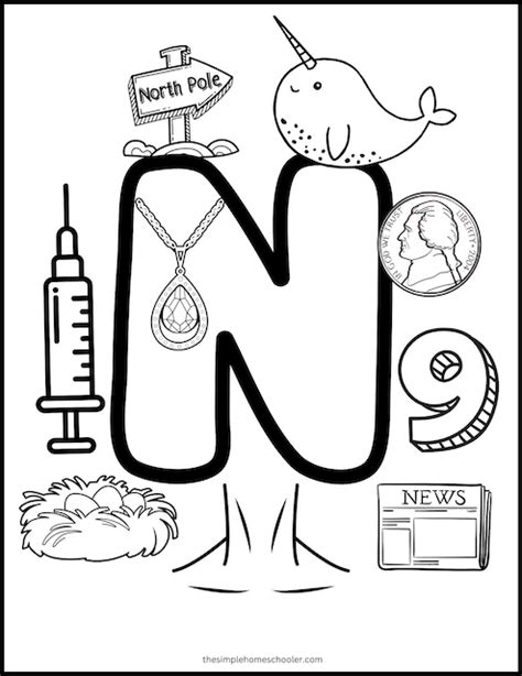 Free Letter N Activity Worksheet Download Free Letter N Activity