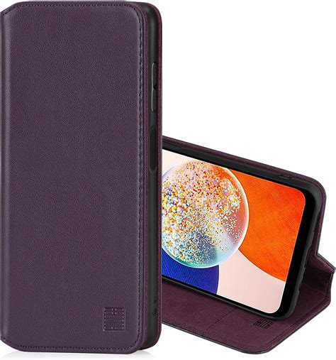 32nd Classic Series 2 0 Real Leather Book Wallet Flip Case Cover For Samsung Galaxy A14 4g 5g