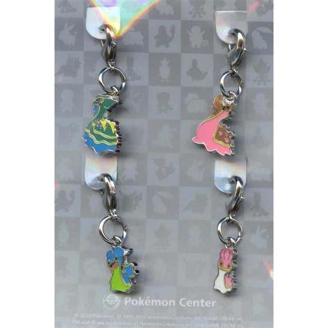 Pokemon Center 2012 Shellos Gastrodon Set of 4 Charms