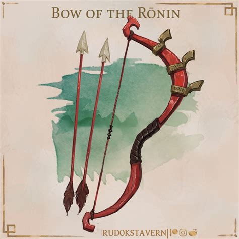 bow   ronin dd dungeons  dragons dungeons  dragons