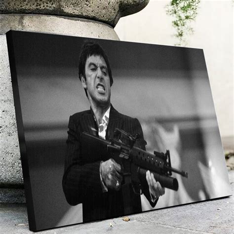 Scarface Black & White Canvas Set