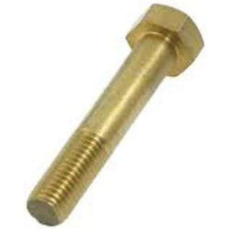 Hex Bolt Brass 1 4 W X 1 1 2 Twiggs