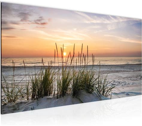 Runa Art Tableau Decoration Murale Plage Coucher Du Soleil Moderne