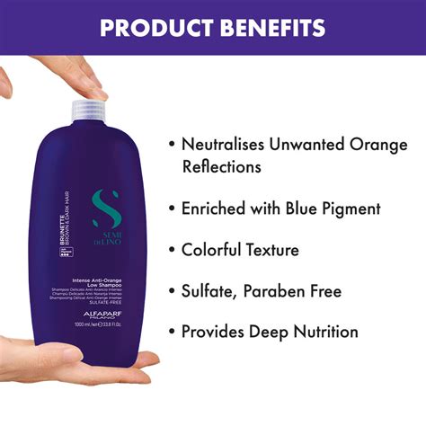 Buy Alfaparf Milano Semi Di Lino Brunette Anti Orange Low Shampoo Online
