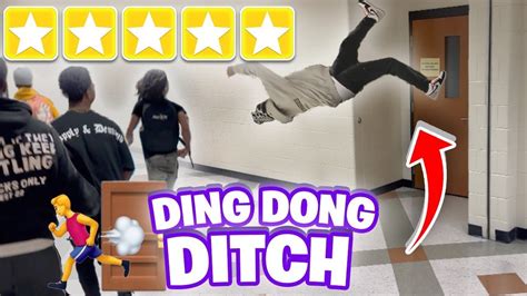 Ding Dong Ditch High School Edition Gone Wrong Funniest Last Day