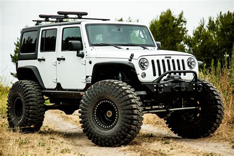 Jeeps Don't Get Better Prepared for Off-Roading Than this White Lifted ...