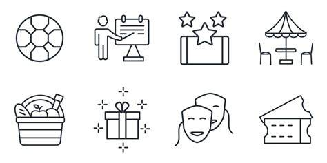 Event Icons Set Event Pack Symbol Vector Elements For Infographic Web