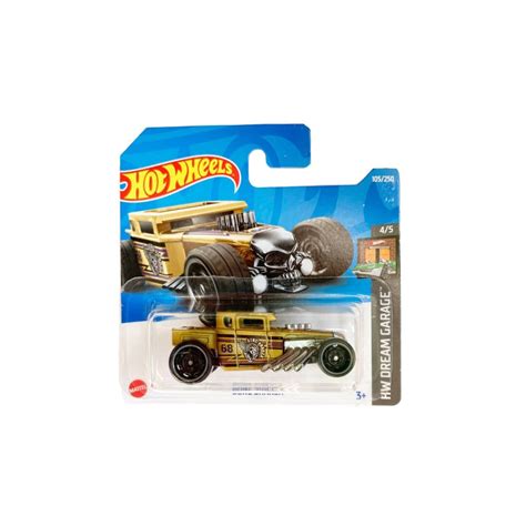 Masinuta Metalica Hot Wheels Bone Shaker Auriu Emag Ro