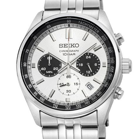 Seiko Ssb425 Ssb425p1 White Panda Chronograph Quartz Watch Luxury Watches On Carousell