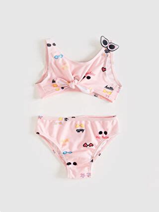LCW baby Pembe Kız Bebek Bikini Takımı 0S6353Z1 LSZ LCW