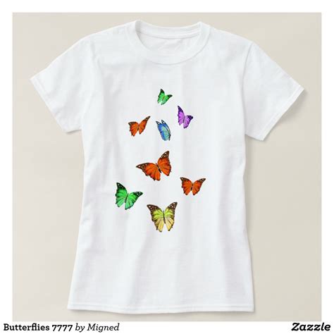 Butterflies 7777 T Shirt Unique Tshirts Tshirt Designs T Shirts For