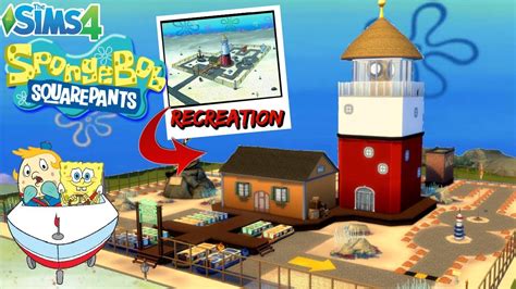 Sims 4 Spongebob Squarepants Speed Build Boating School Twitch Stream Youtube